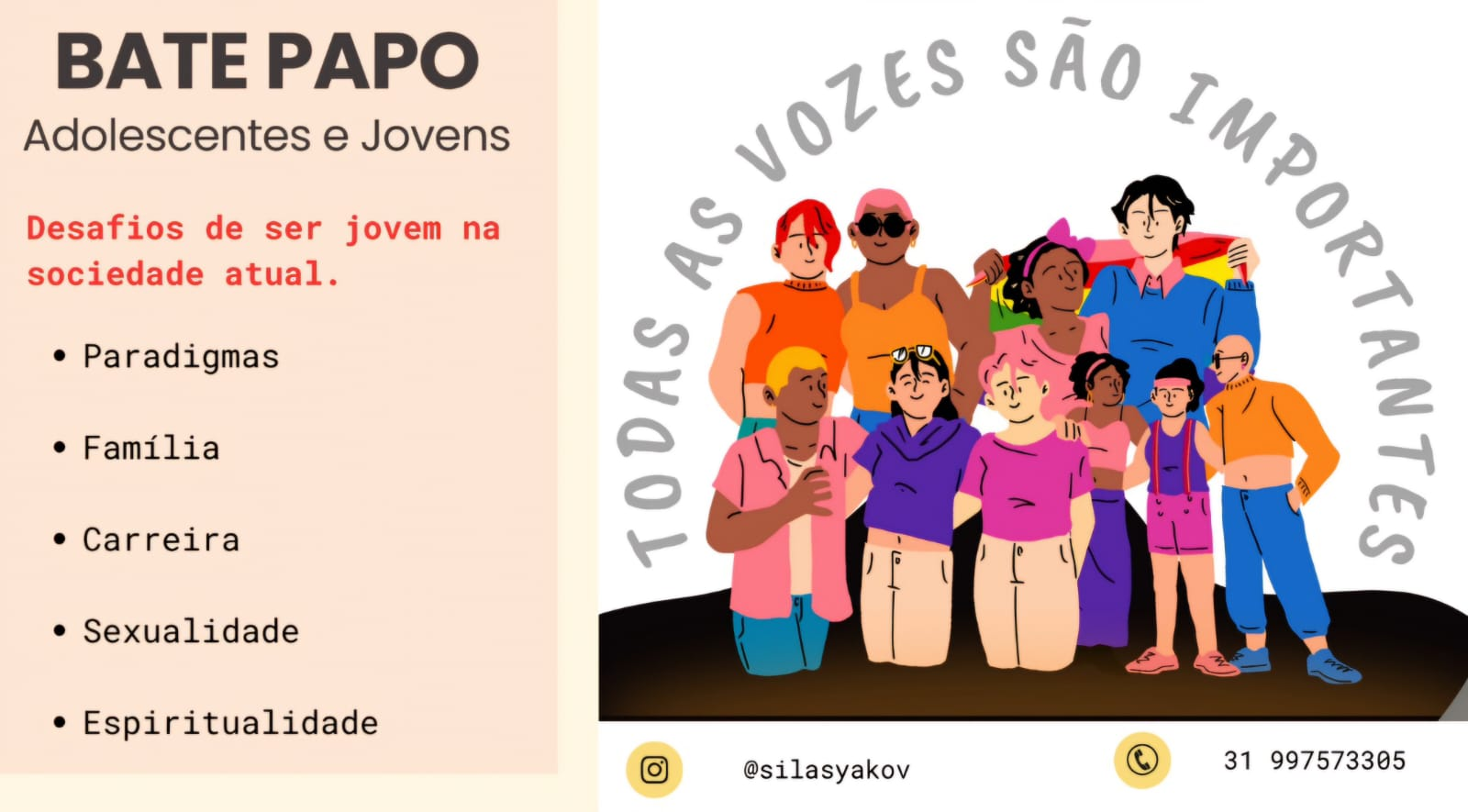 Imagem Palestra de jovens