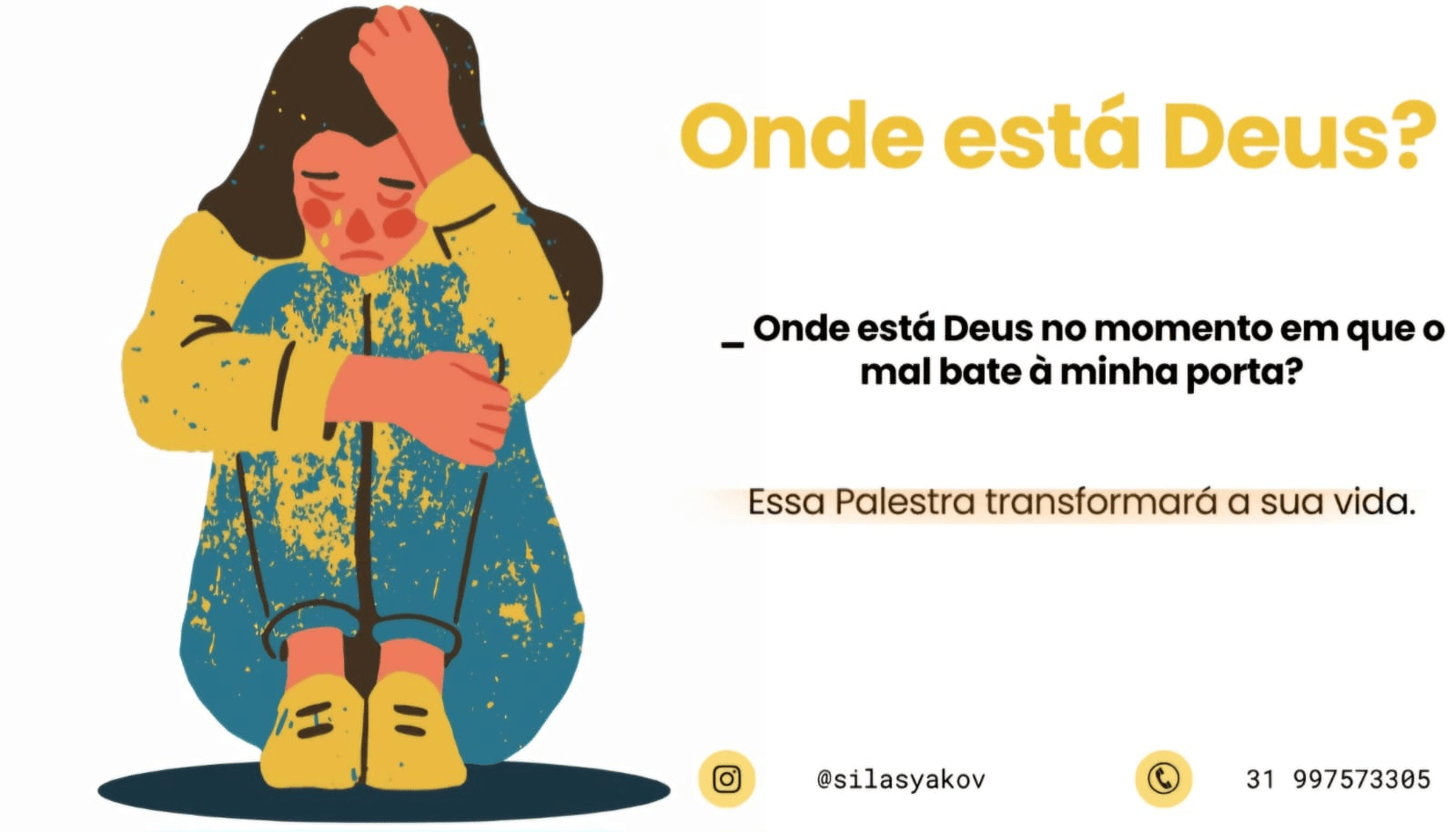 imagem palestra sobre onde está deus