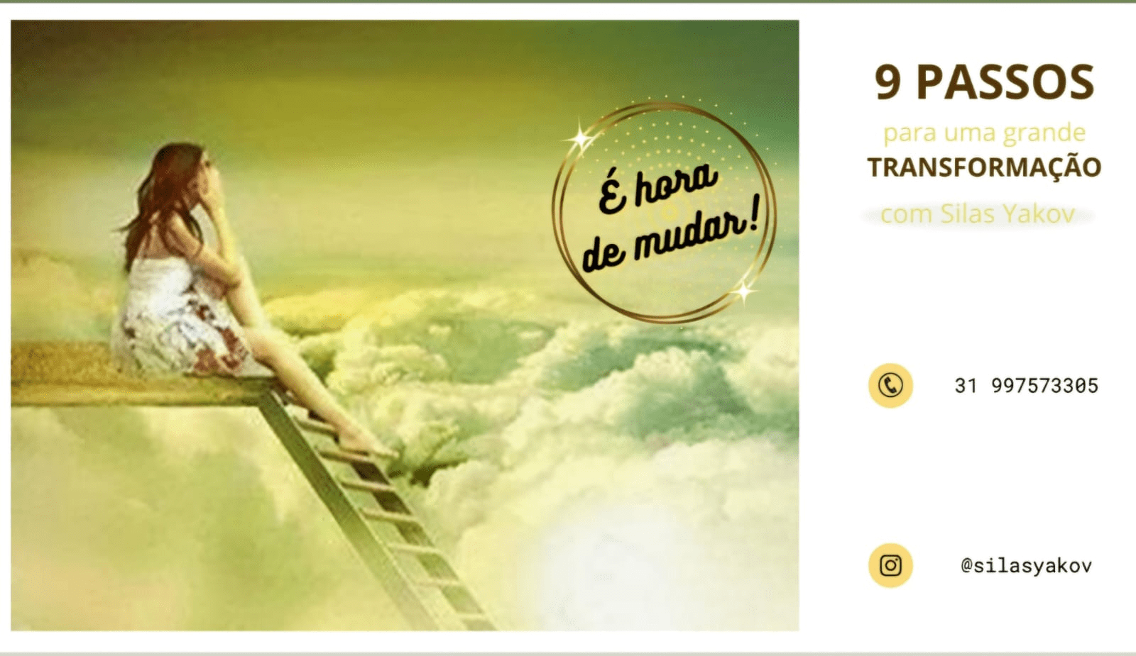 imagem palestra sobre tranfomação da sua vida